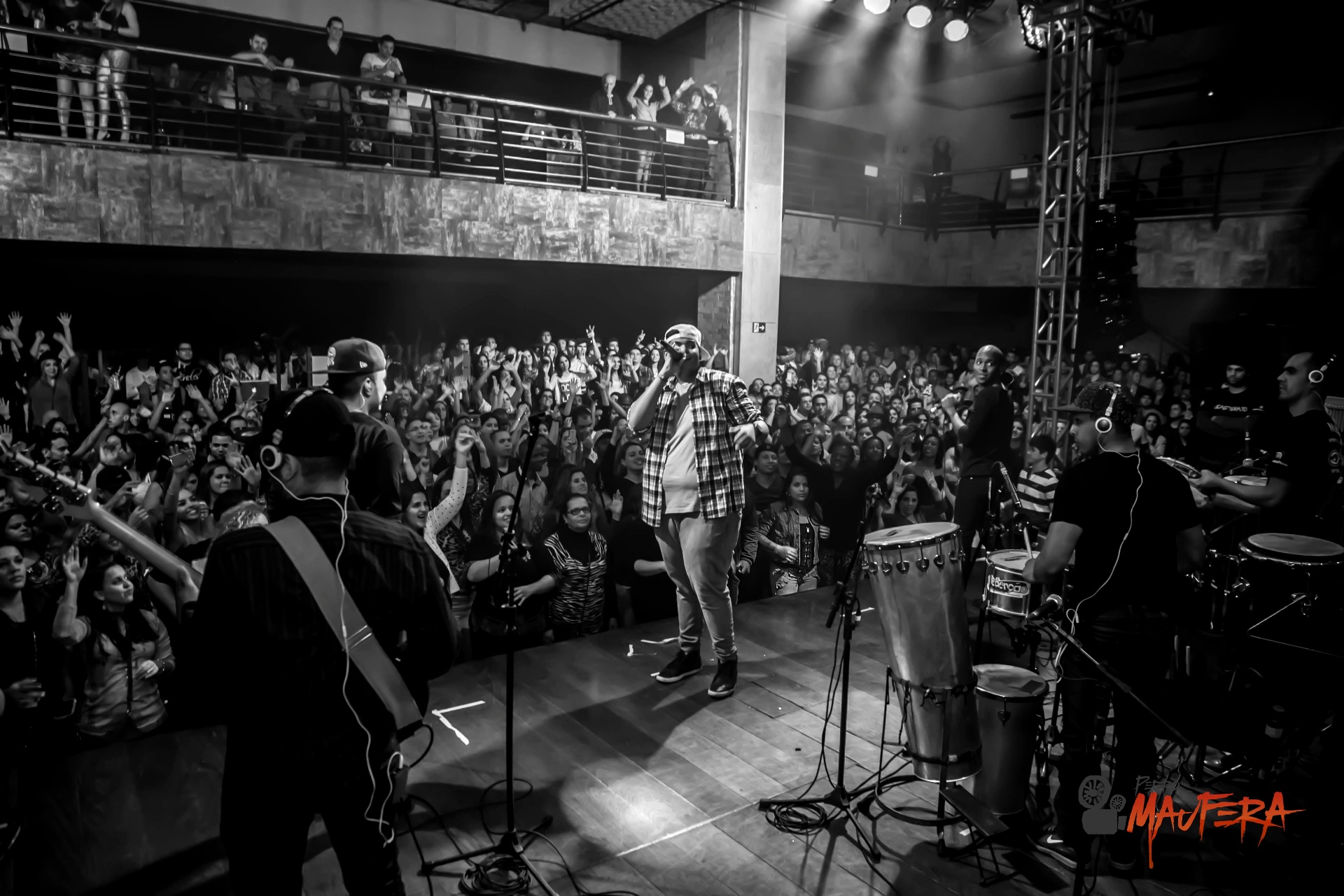 Lucas e Perícles panorâmica P&B